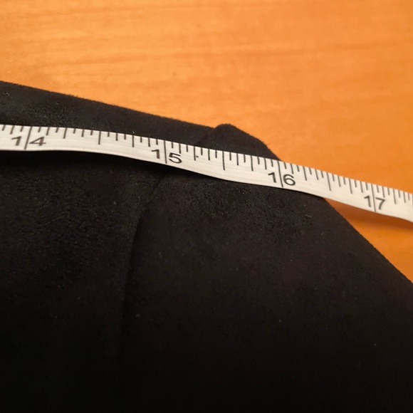 Ladies Dynamite black Suede feel waterfall coat size US XS - Picture 8 of 8